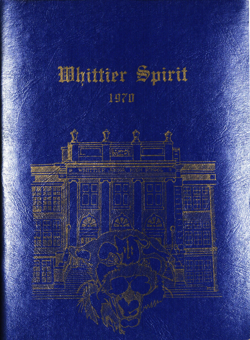 1970 Whittier Junior High Yearbook